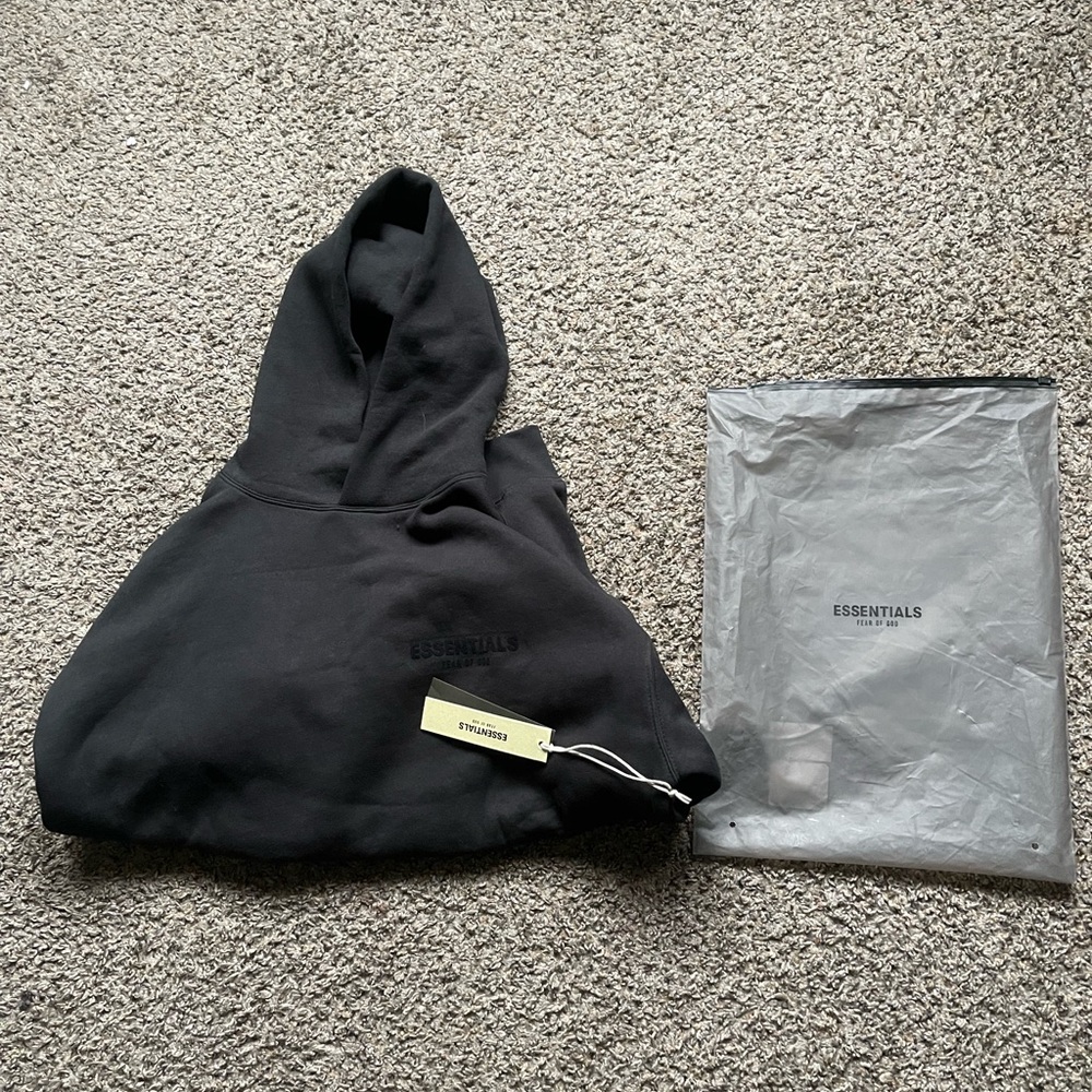 Essentials Charcoal Hoodie